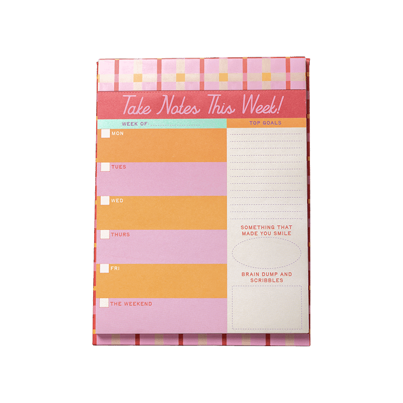 Week to Week Desk Planner