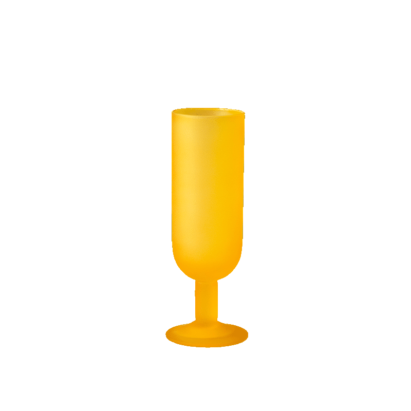 8.2oz Frosted Flute Glasses (4 Pack)