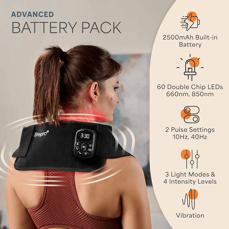 AllevaRed Pro Micro Red Light Therapy Belt
