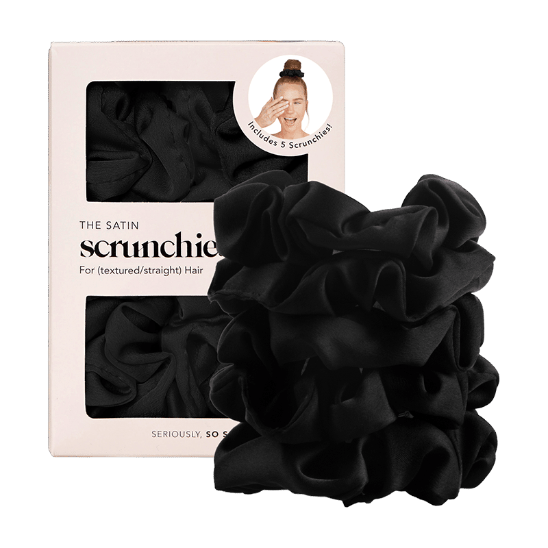 Satin Sleep Scrunchies 5pc Set