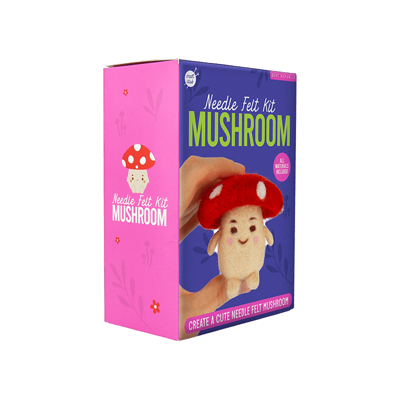 Mushroom Needle Felt Kit