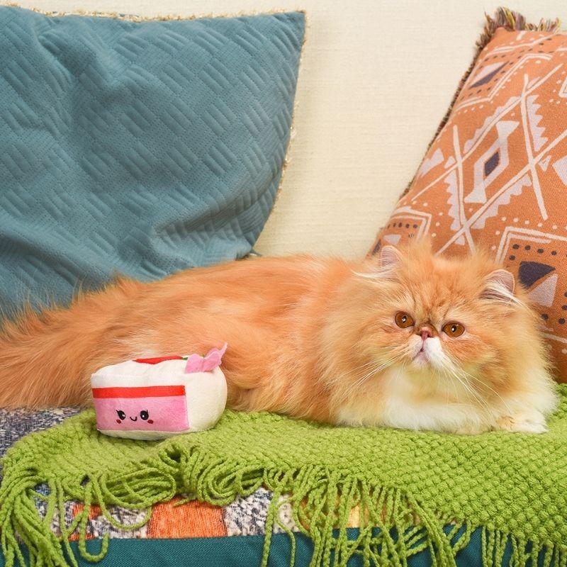 Kitten Party Strawberry Cake Cat Toy