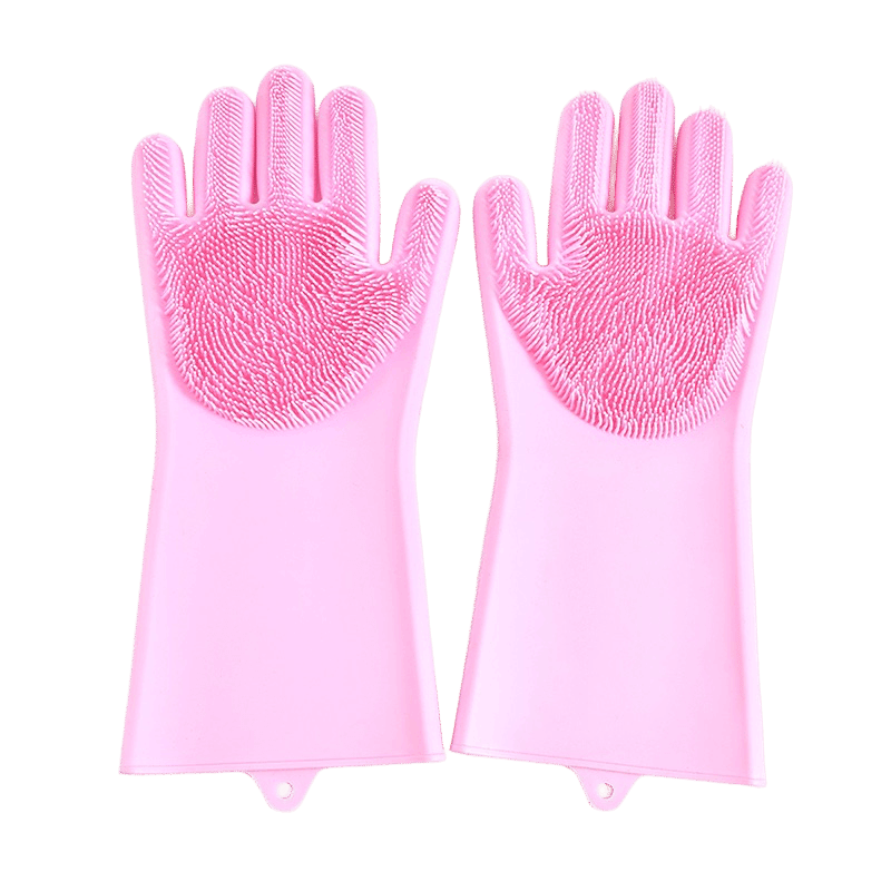 Silicone Easy Scrubbing Dishwashing Gloves