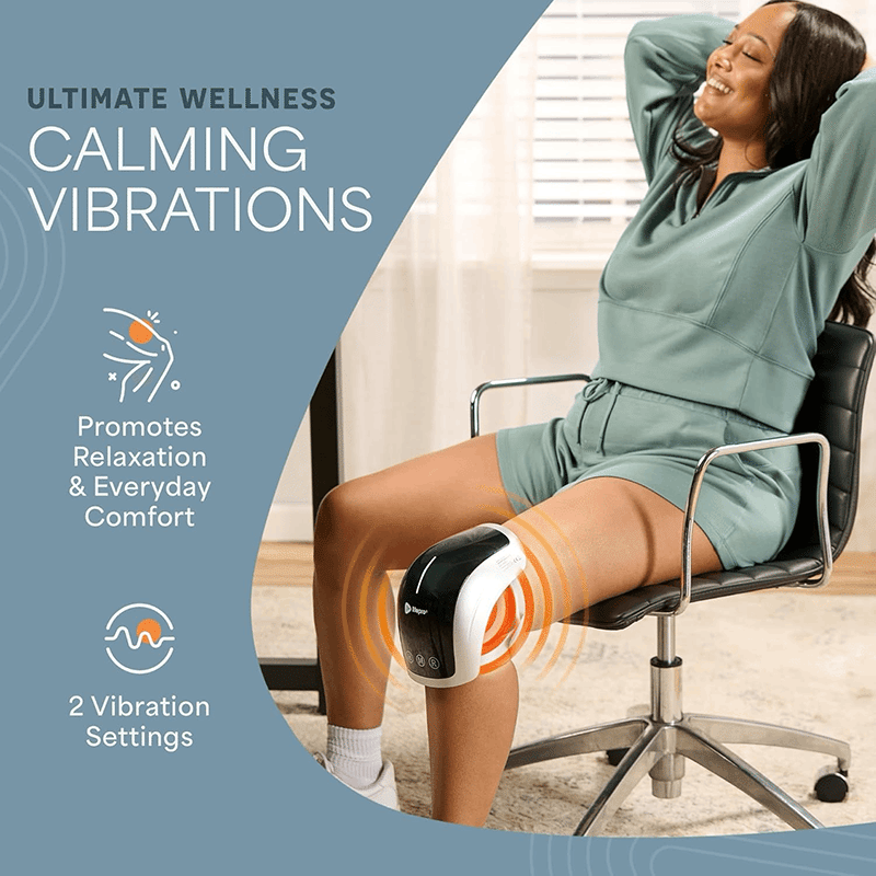 BioRecover Pro Light Therapy Knee Massager with Heat
