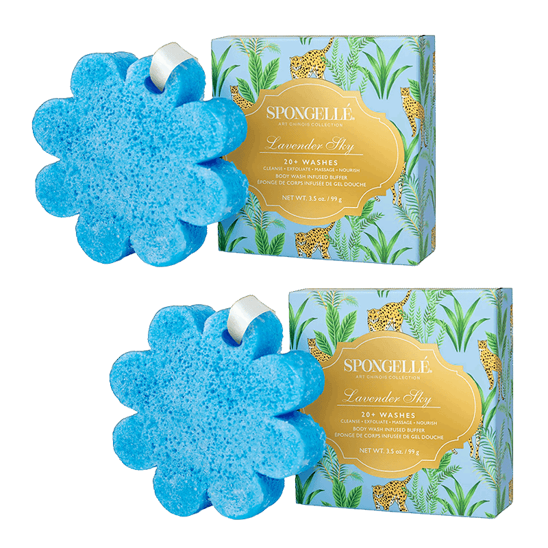 Spongelle Art Chinois Lavender Sky Body Wash Buffer