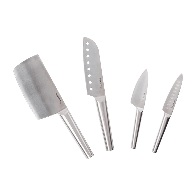 4 Piece Straight Santoku Cutlery Set