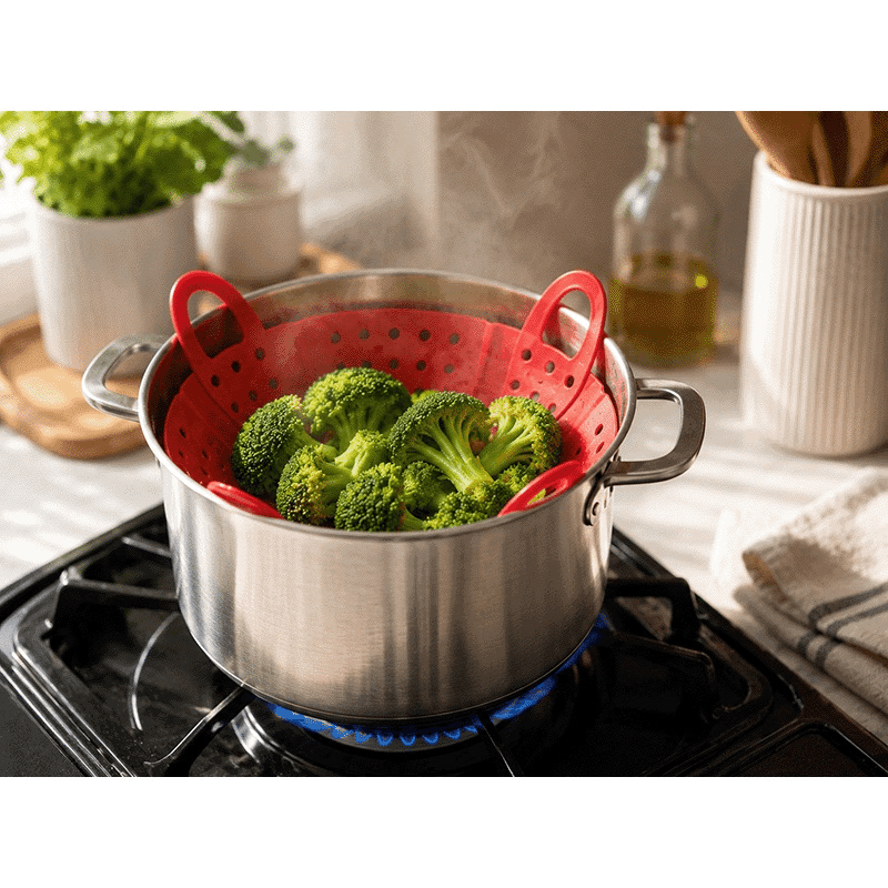 Silicone Vegetable Steamer