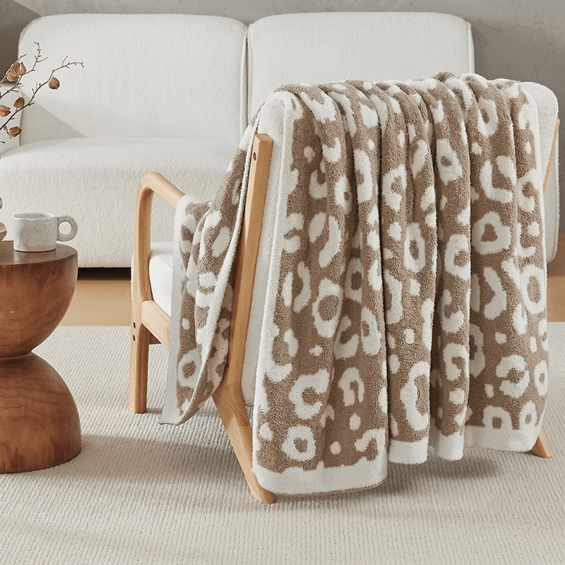 Leopard Throw Blanket