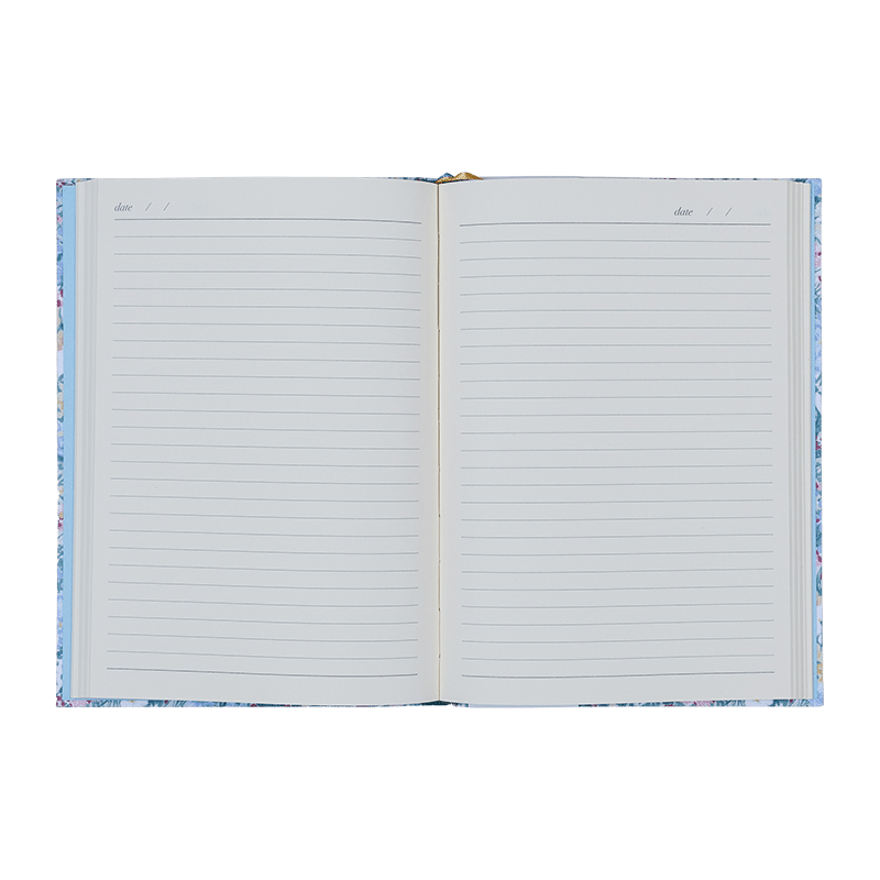A5 Linen Cover Notebook Classic Florals