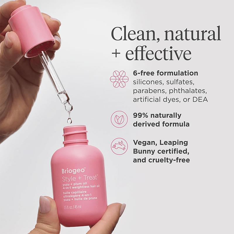 Style + Treat™ Yuzu + Plum Oil 4-in-1 Weightless Hair Oil