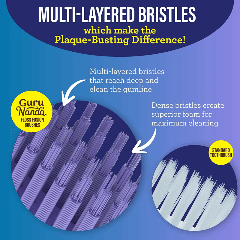 Floss Fusion Toothbrush 8PK