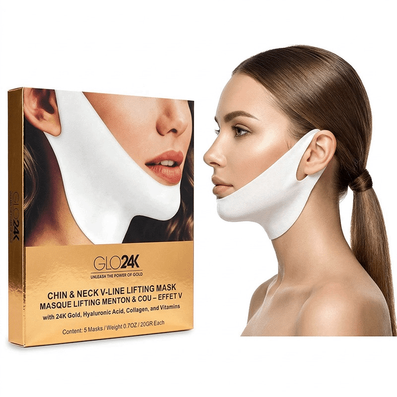 24K Gold & Collagen Neck Lifting Mask