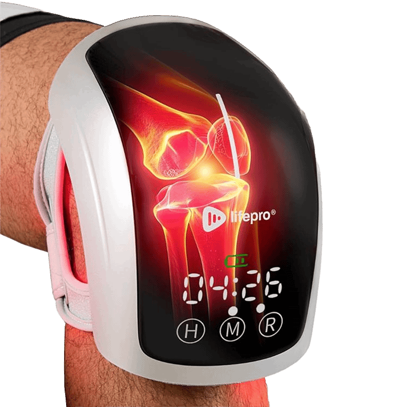BioRecover Pro Light Therapy Knee Massager with Heat