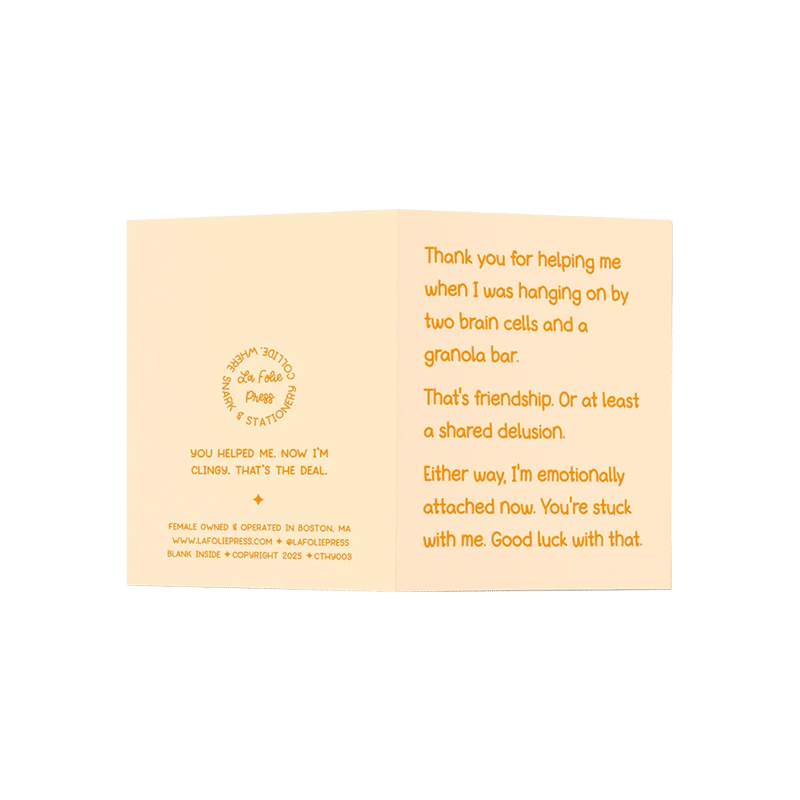 Stuck With Me Card
