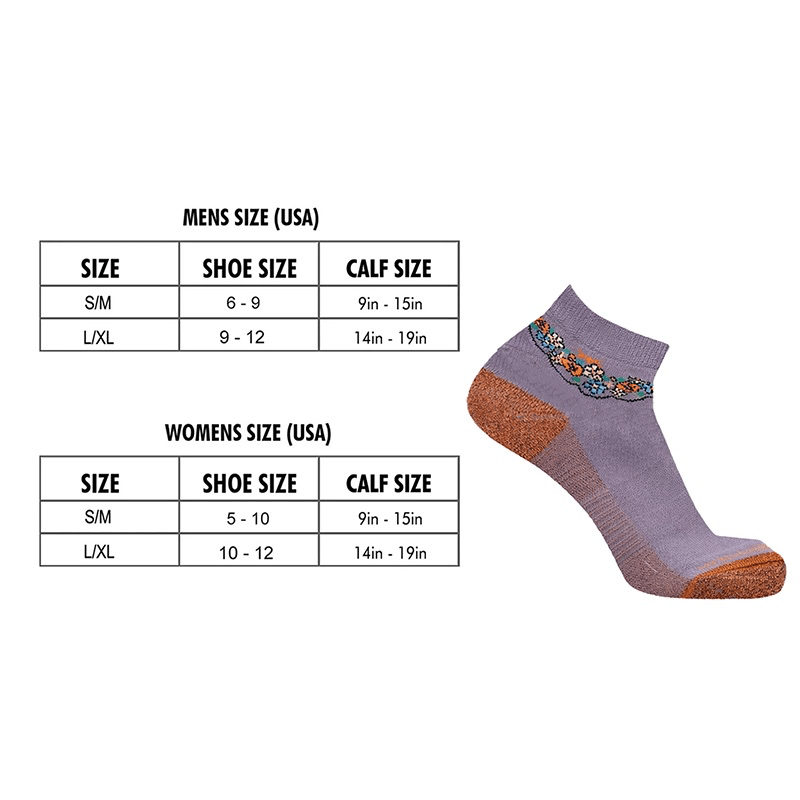 Copper Infused Ankle Compression Socks (3 Pack)
