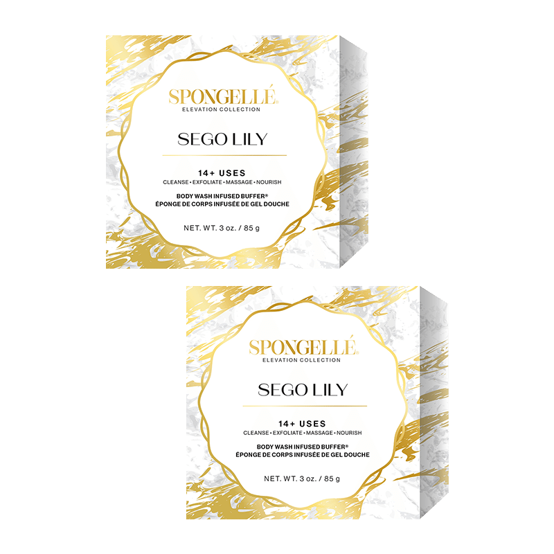 Spongellé ELEVATION COLLECTION BODY BUFFER - SEGO LILY 3oz