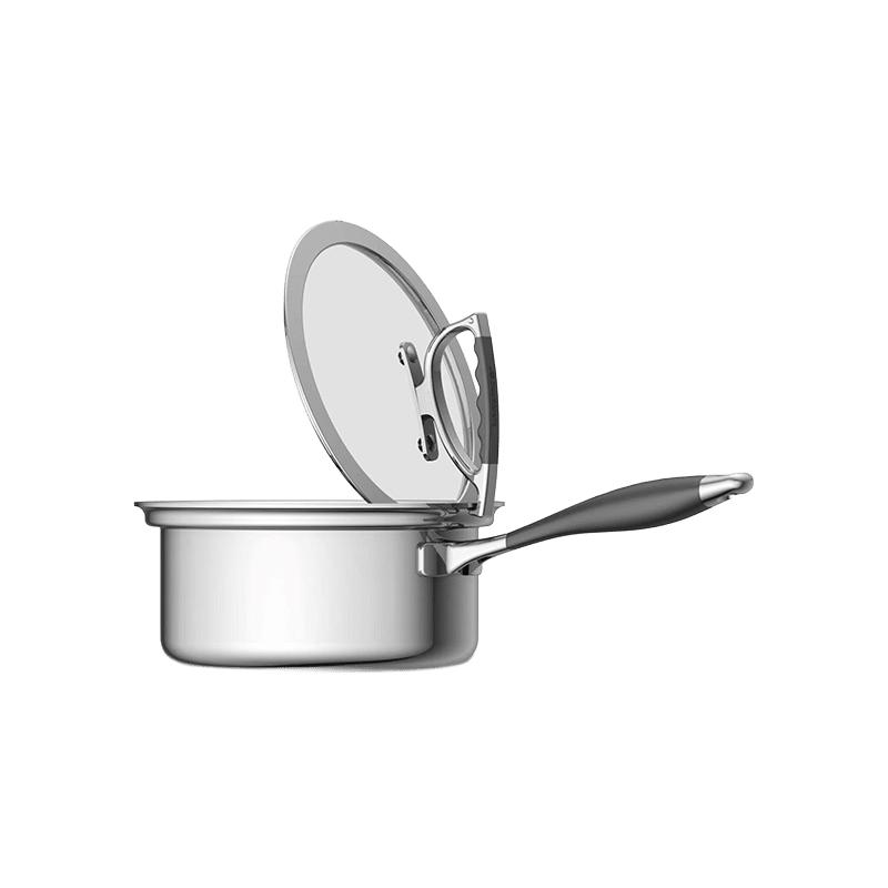 8" Stainless Steel Saute Pan with Glass Lid