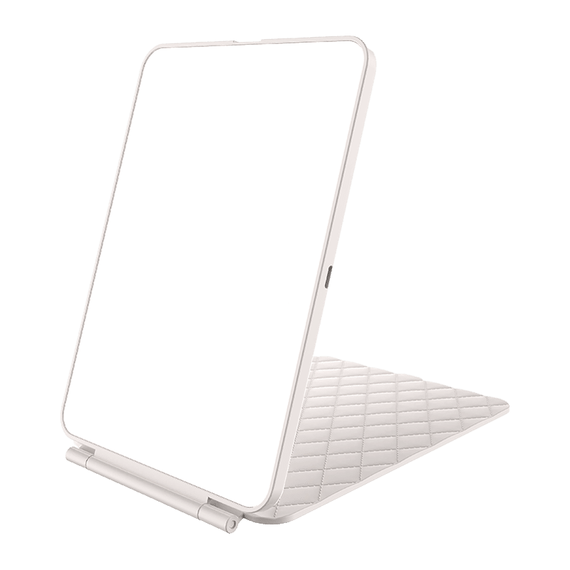 Rechargeable Travel Makeup Mirror with 3 Color Lighting
