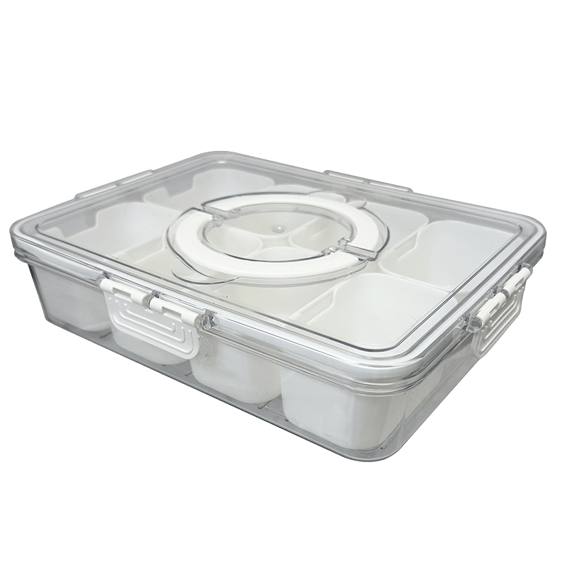 8 Sectioned Food Storage Box with Handle