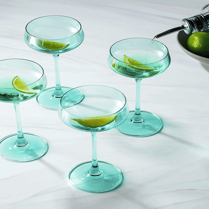 Sheer Coupe Glasses