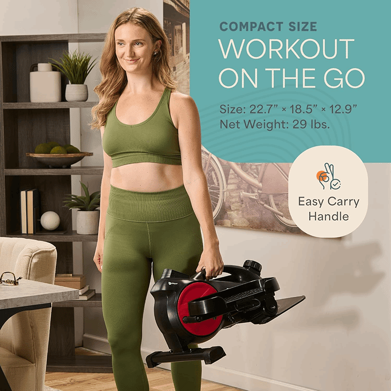 FlexStrideRed Elliptical Machine with Red Light Therapy
