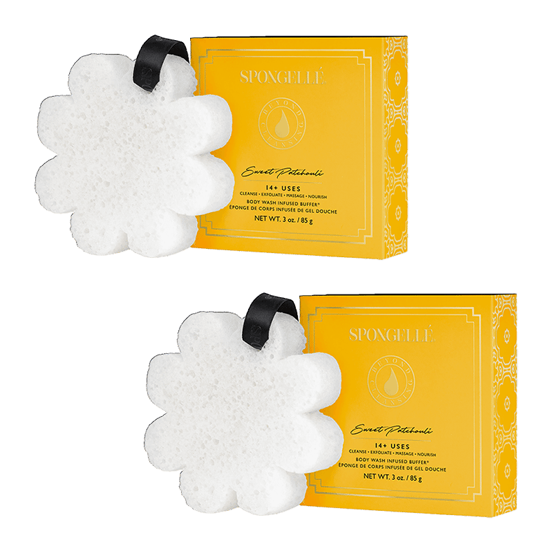 Spongelle Sweet Patchouli Boxed Daisy Buffer