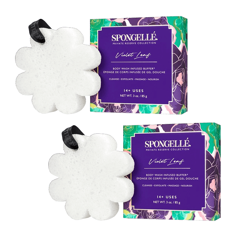 Spongellé Private Reserve Violet Leaf 14+ Body Buffer