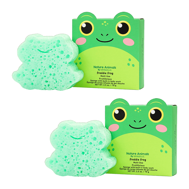 Spongellé FREDDIE FROG NATURE ANIMALS BUFFER