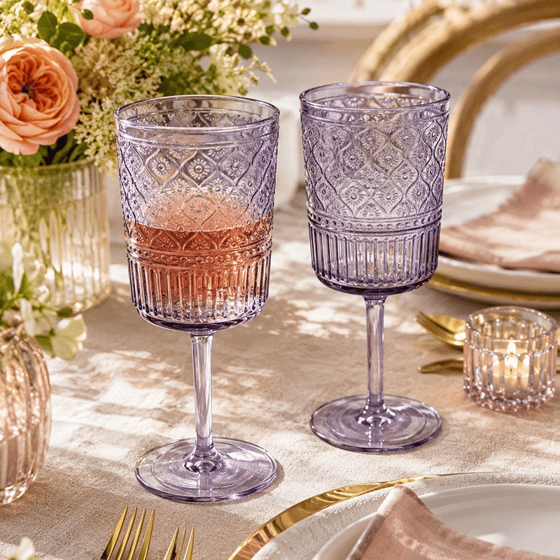 Claro Acrylic Goblet (4 Pack)