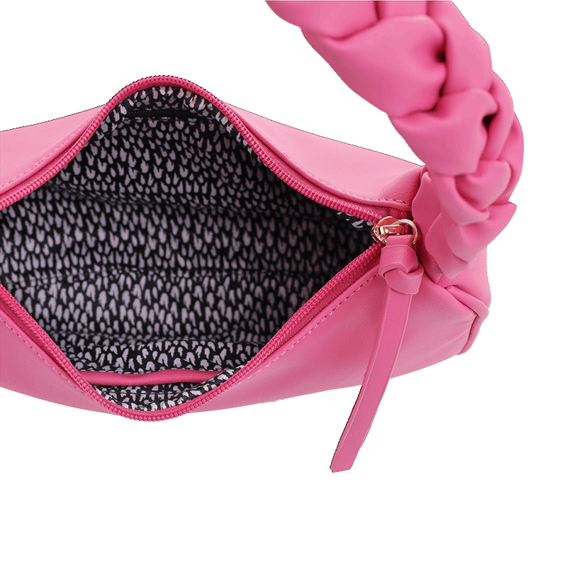 Nora Braided Handle Shoulder Bag