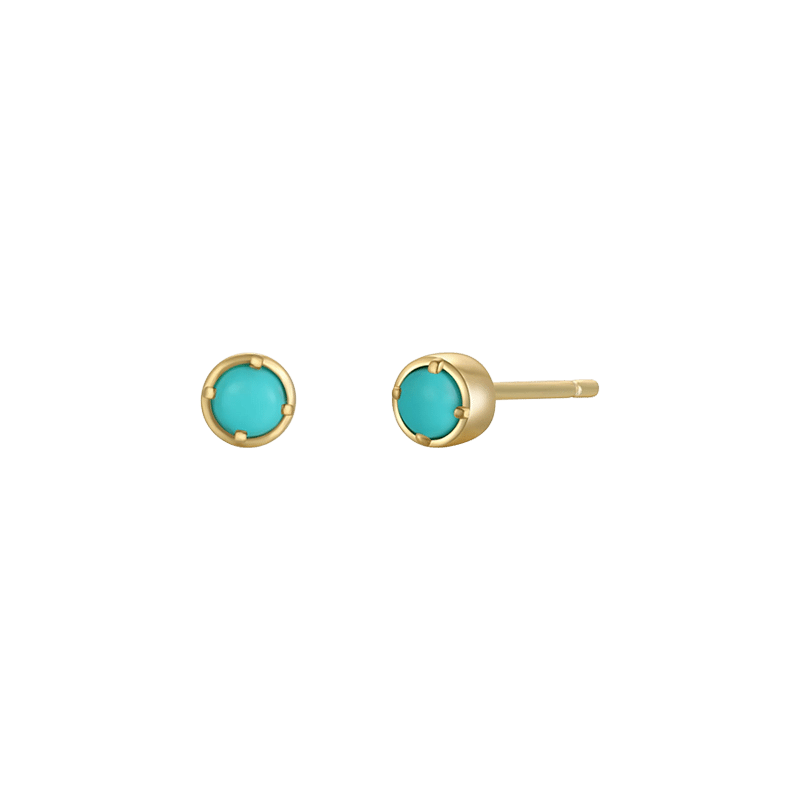 Turquoise Simple Stud Earrings
