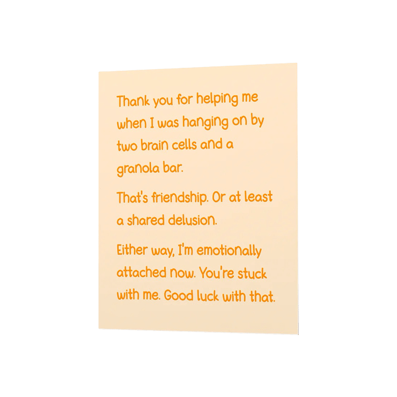Stuck With Me Card