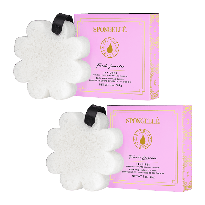 Spongelle Boxed Flower in French Lavender