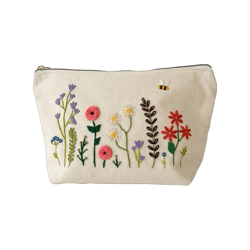 Stitch Flower Pouch