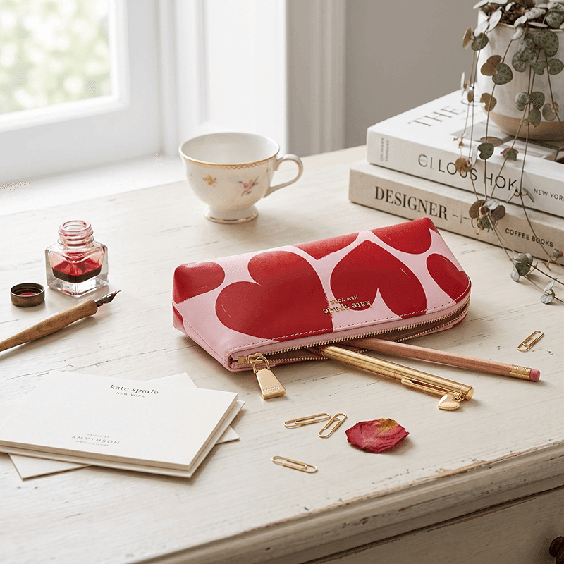 Pencil Case, Sweet Hearts