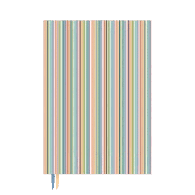 A5 Linen Cover Notebook Stripe