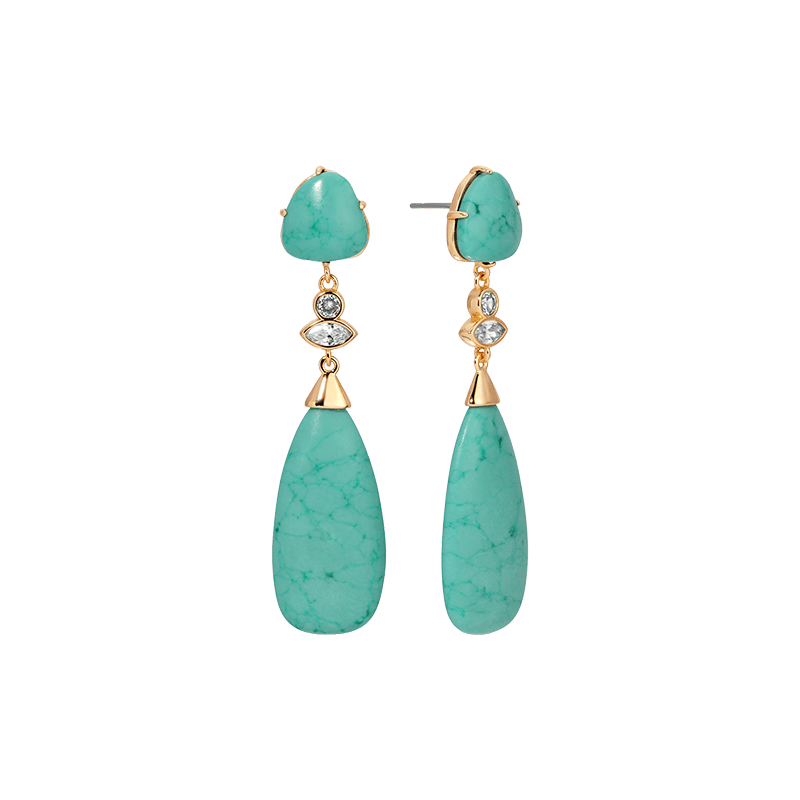 Turquoise Solstice Drop Earrings