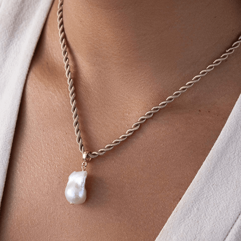 Freshwater Token Necklace