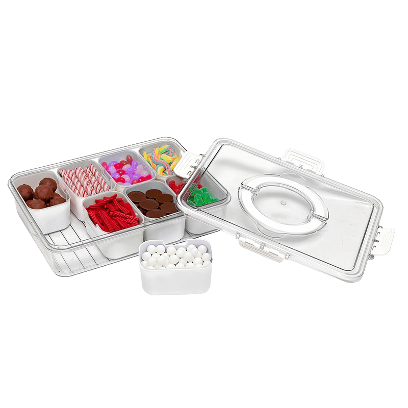 8 Sectioned Food Storage Box with Handle