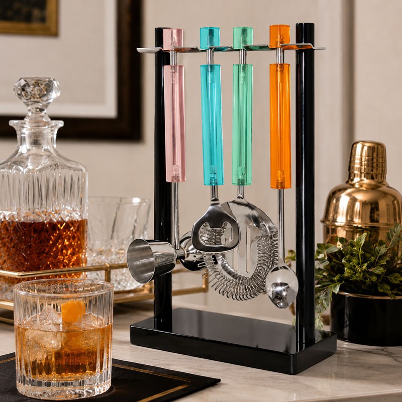 Prism Collection Resin Barware Set