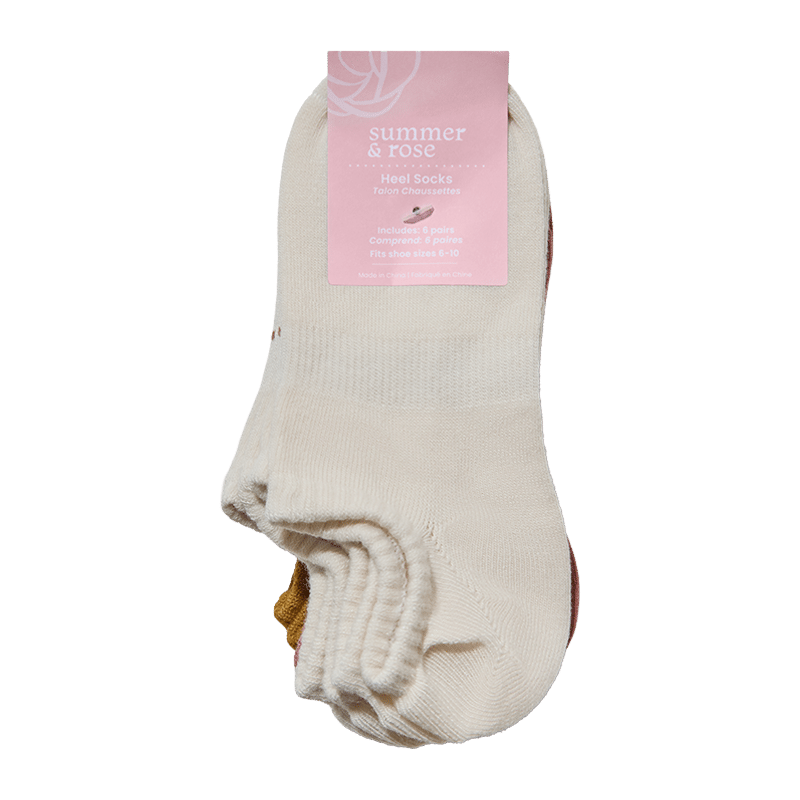 Fall Printed Heel Huggers (Set of 6)