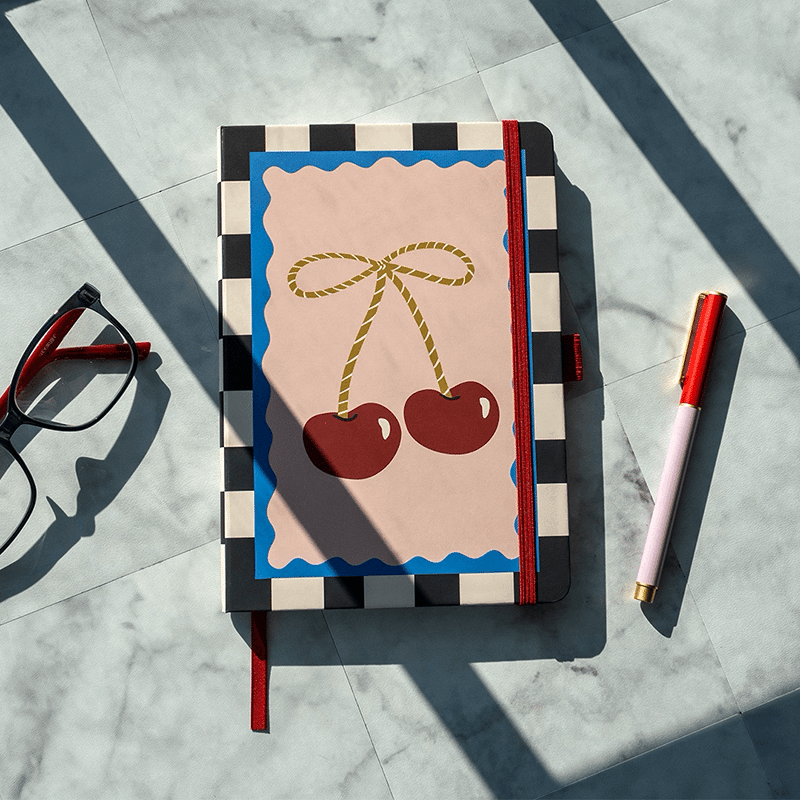 Cherry Bow Notebook