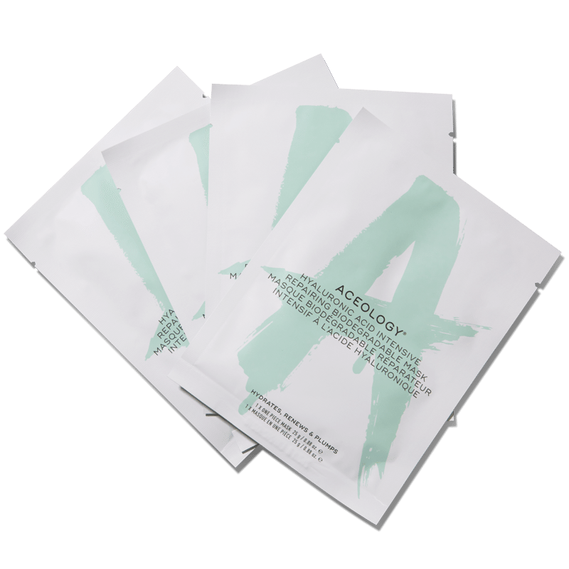 Hyaluronic Acid Intensive Repairing Biodegradable Mask 4pk