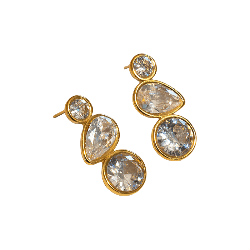 Cascade Crystal Earrings