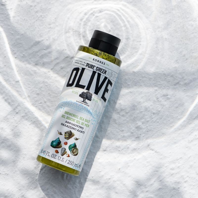 Pure Greek Olive Shower Gel - Sea Salt