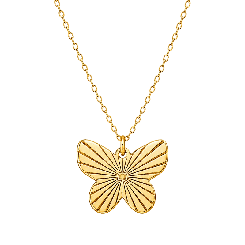 Golden Butterfly Necklace