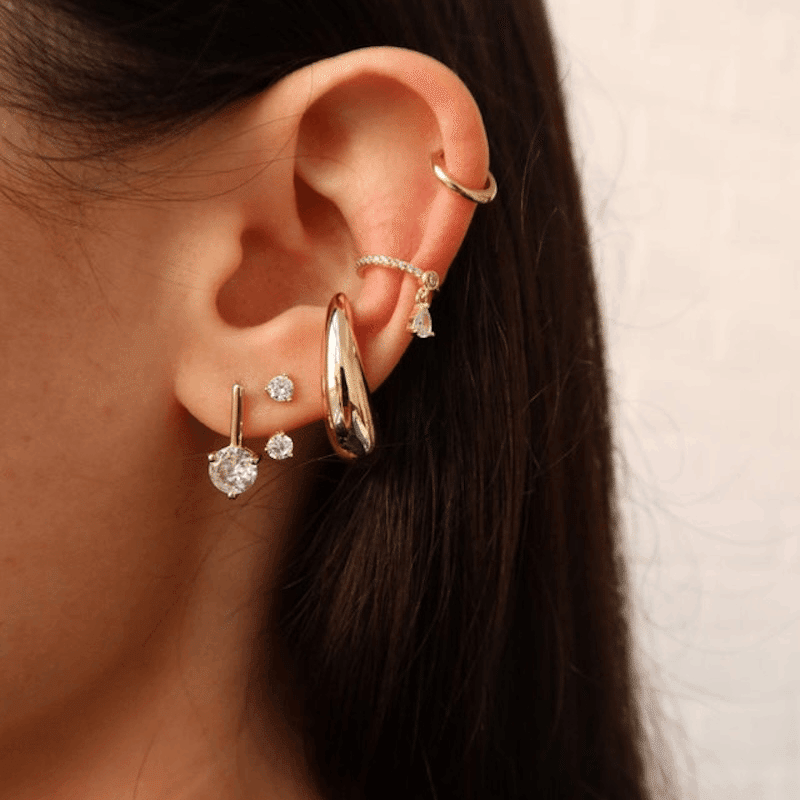 Maude Teardrop Ear Cuff