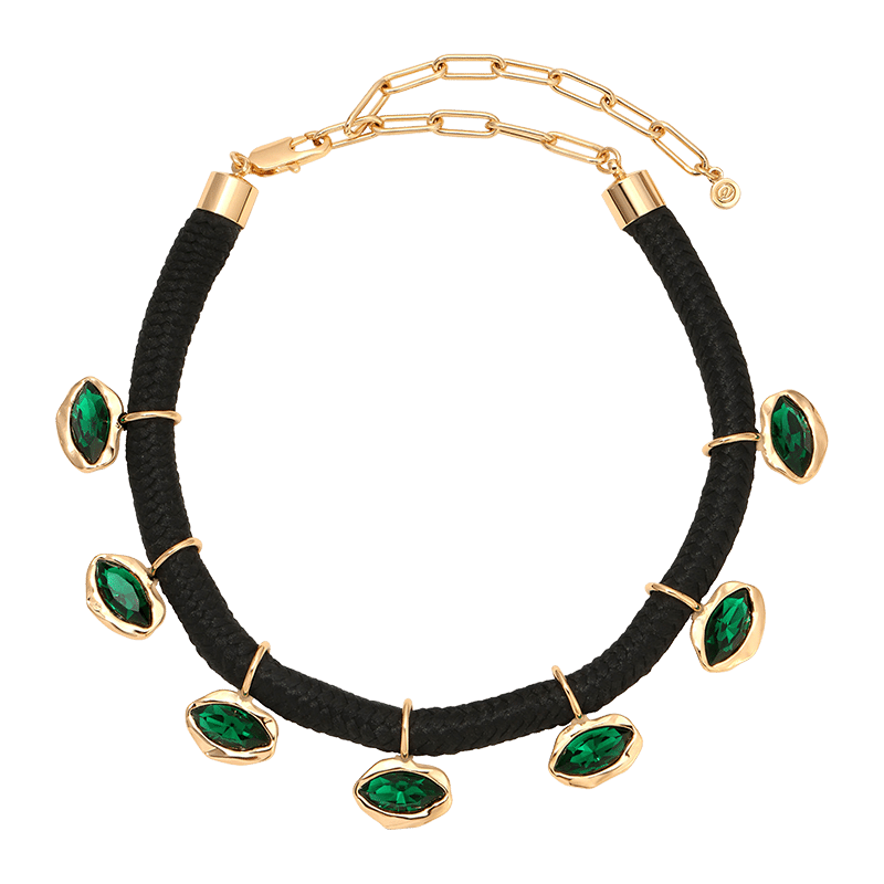 Midnight Luxe Crystal Choker