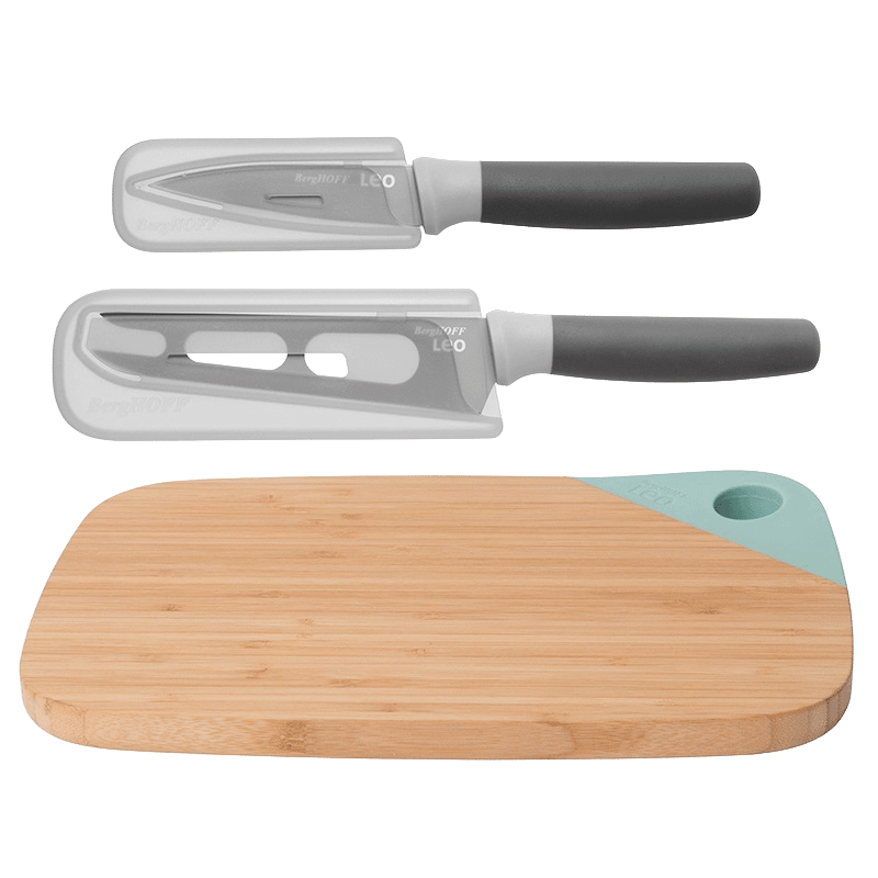 3 Piece Leo Knife and Cutting Board Set