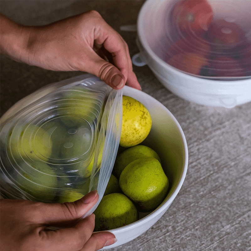 Stretchable Silicone Food Storage Lids